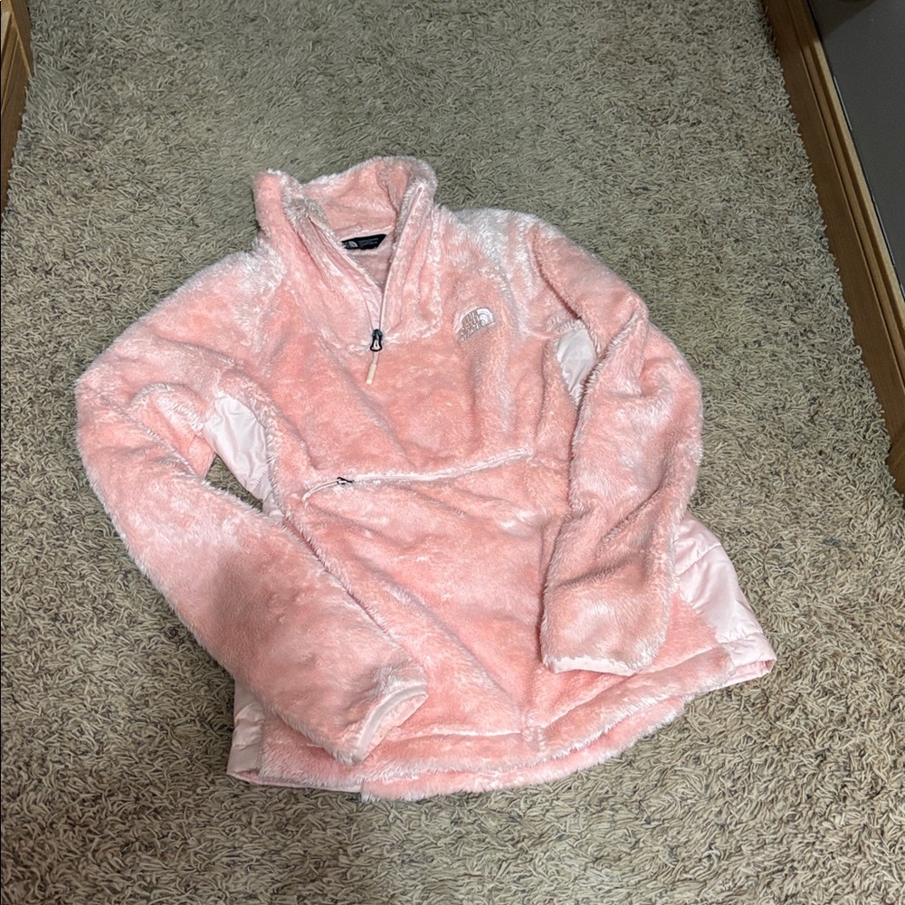 The North Face Women's Pink Fleece Pullover Jacket